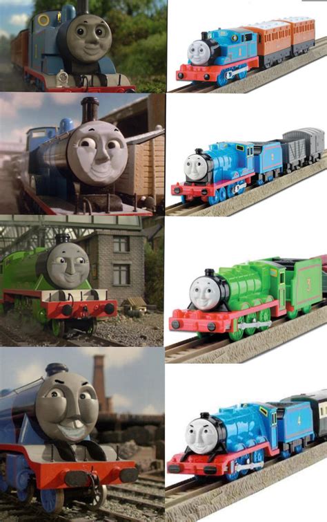 Thomas Characters with Tomy Faces Part 1 by BlackHairUsesDA on DeviantArt