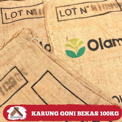 Jual Karung Goni Bekas Kg Bekas Cokelat Kain Goni Bandung