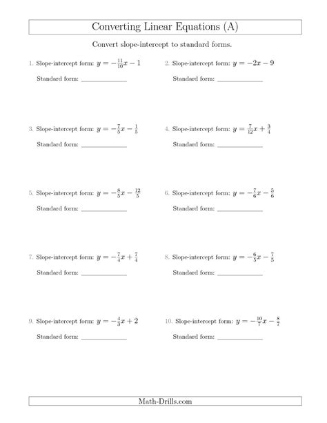 Writing Equations Given Slope And A Point Worksheet Equations Worksheets