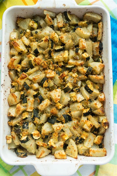 Zucchini Potato Casserole Brooklyn Farm Girl