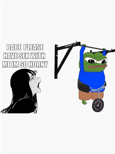 Babe Please Have S X With Me Sticker For Sale By BeauStore Redbubble