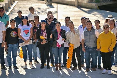 Entrega 10 obras en colonias populares Alcaldesa Norma Otilia Hernández