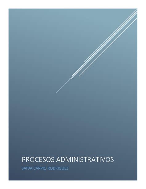 Calam O Revista Procesos Administrativos