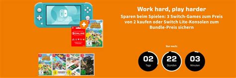 Saturn de 3 für 2 Aktion auf ausgewählte Nintendo Switch Spiele