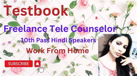 Testbook Freelance Tele Counselor Work From Home Job Tele Caller Work