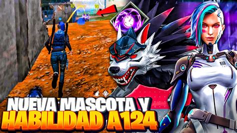 NUEVA MASCOTA COLMILLO FREE FIRE COMO FUNCIONA SU HABILIDAD AULLIDO