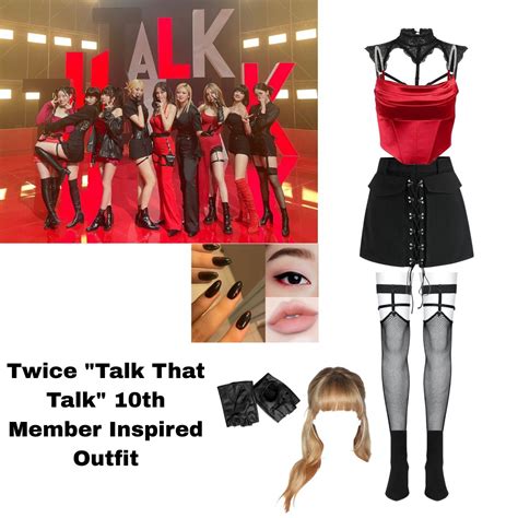 Twice Talk That Talk 10th Member Inspired Outfit Roupas Kpop