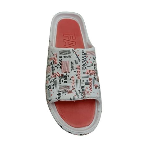 White And Red Base Eva Printed Flip Flop Slipper At Rs Pair In New