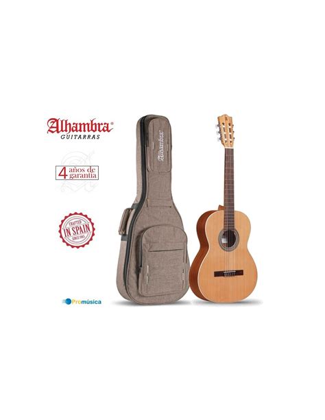 Guitarra Clásica Alhambra Z Nature con funda Alhambra de 25mm