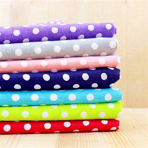 Bundle Polka Dots Fabric Cotton Fabric Sets For 7 Each Etsy