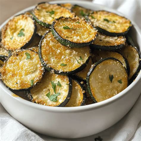 Crispy Zucchini Chips - Tasty Chow