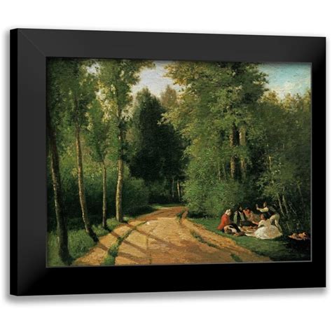 Pissarro Camille X Black Modern Framed Museum Art Print Titled A