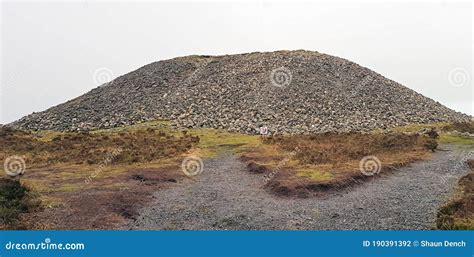 Pathway Up To Knocknarea and Queen Maeve`s Tomb Stock Photo - Image of ...