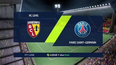 Rc Lens Vs Paris Saint Germain Ligue 1 Uber Eats Fifa 22 04 12 21