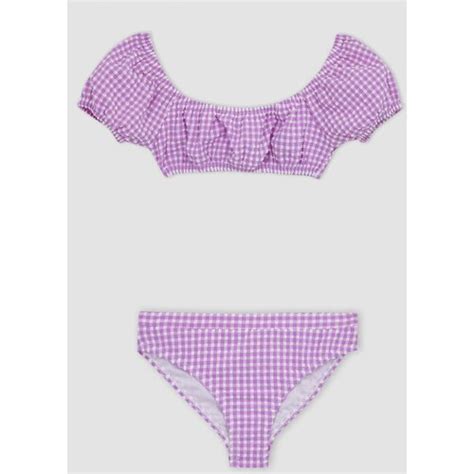 Defacto Girl S Checkered Bikini Set Eponuda