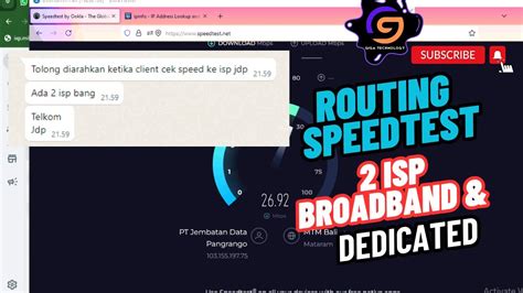 Rubah Nama Speedtest Di Mikrotik Dengan Isp Youtube