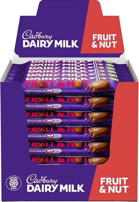 Amazon Cadbury Dairy Milk Fruit Nut Single Bar Pack Of