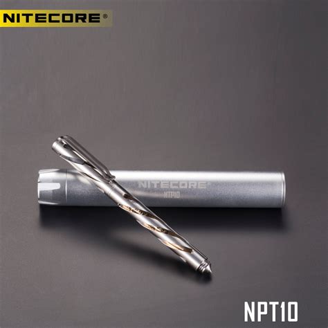 Nitecore Ntp Titanium Self Defense Tactical Pen Buy Titanium Self