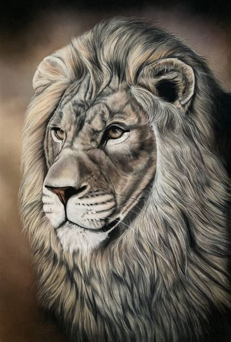 Lion King Painting by Júlia Gibert | Saatchi Art