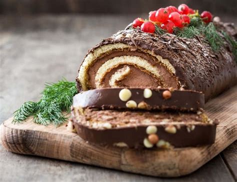 Receta Para Hacer Tronco De Navidad De Chocolate