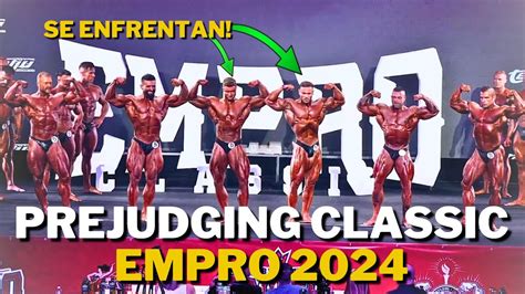 EMPRO 2024 PREJUDGING CLASSIC JOSEMA BEAST VS LUCA REGER YouTube