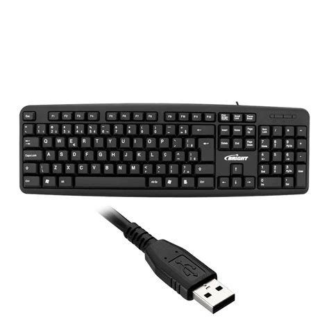 Teclado B Sico Bright Usb Preto Francavirtual Inform Tica