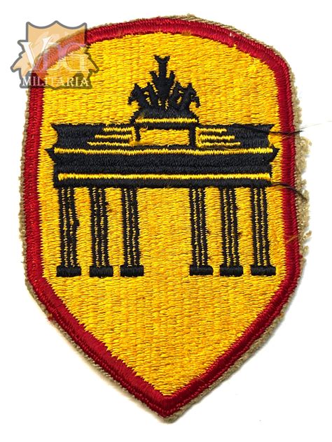 WW2 Occupation US Army West Berlin District Brandenburg Gate Patch SSI ...