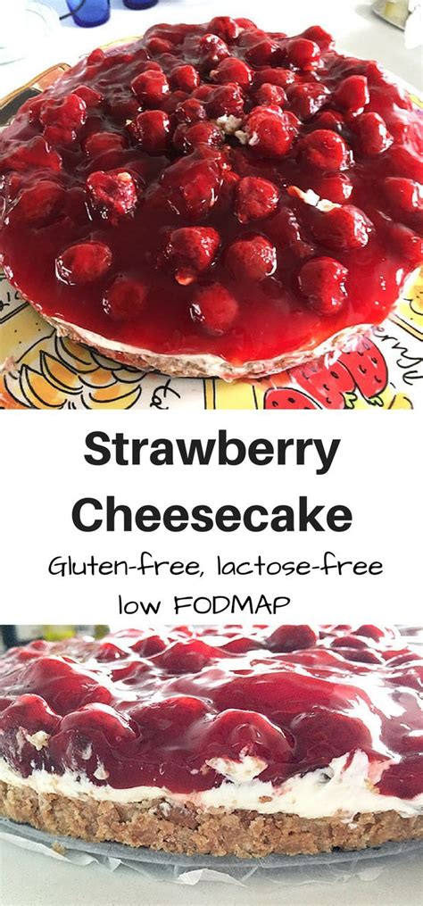 Low FODMAP Strawberry Cheesecake Karlijn S Kitchen Recipe