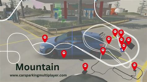 Complete Car Parking Multiplayer Gift Map In