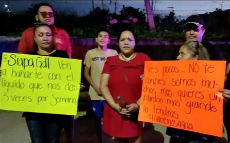 Habitantes de Tonalá se manifiestan por falta de agua Telediario México