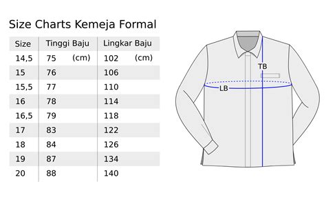 Coterie Size Chart Size Chart Kaos Lokal Dan Luar Ozza Konveksi Jogja