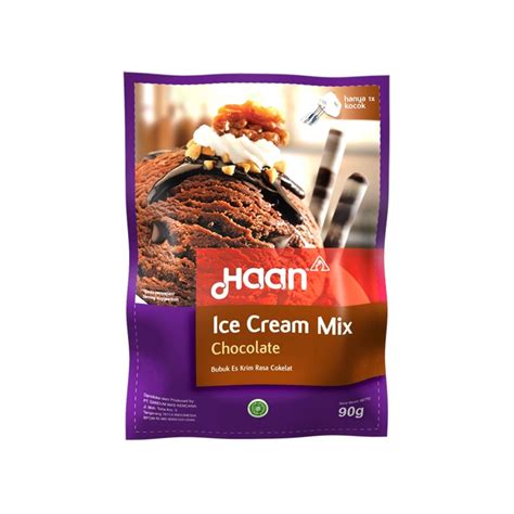 Jual Ice Cream Powder Haan Ice Cream Mix Chocolate 85g Bubuk Ice Cream Shopee Indonesia