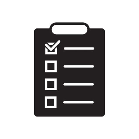 Order list, checklist icon vector in clipart concept 16537471 Vector ...