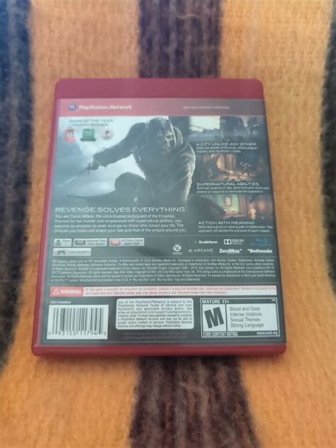 Dishonored Sony Playstation Ps With Manual Ebay