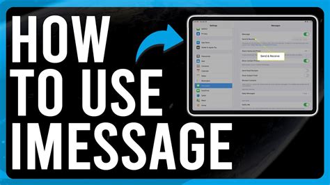 How To Use Imessage On Ipad How To Set Up And Activate Imessage For