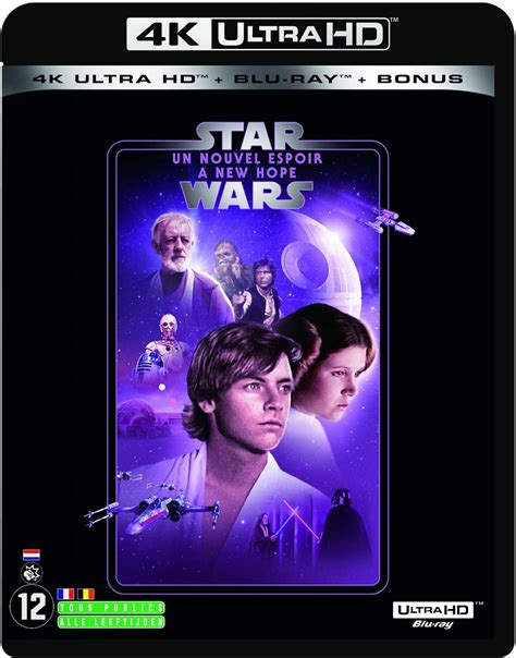 Star Wars Episode Iv Un Nouvel Espoir 2019 Blu Ray 4k [4k Ultra Hd Blu Ray Blu Ray