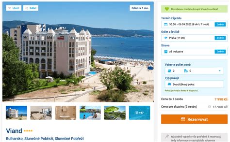 Z Jezd Z Prahy Do Bulharska Do Hotelu S All Inclusive Za K