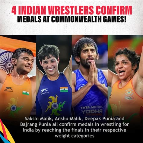 Sakshi Malik Anshu Malik Deepak Punia And Bajrang Punia In The Final