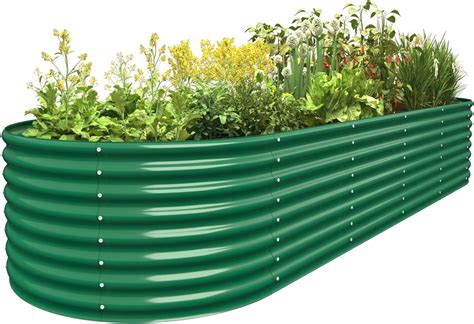 Frizione 11ftl×4ftw×2fth Raised Garden Bed Outdoor