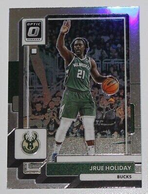 Jrue Holiday 2022 23 Donruss Optic Holo 91 MIlwaukee Bucks EBay