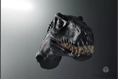 Indoraptor Dinosaur Head Sculpt Free 3d Model Blend C4d Dae