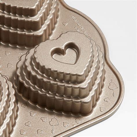 Nordic Ware Tiered Heart Cakelet Pan Crate And Barrel Canada