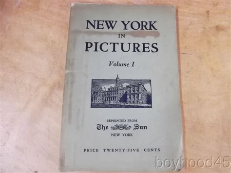 New York in Pictures Volume I-Reprinted From the New York Sun-1928 | eBay