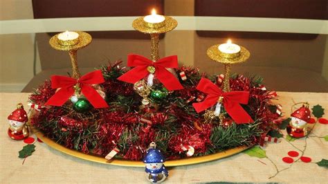 Como Hacer Un Centro De Mesa Para Navidad Como Hacer Arreglos