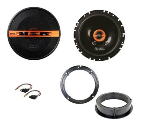 Skoda Fabia Rear Door Speaker Upgrade Kit Hertz Edst Coaxial W