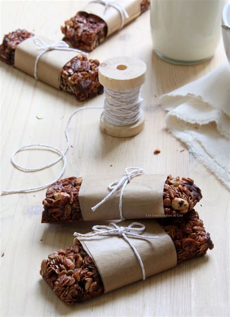 Barres De C R Ales Chocolat Noisettes Amandes Les Gourmandises De