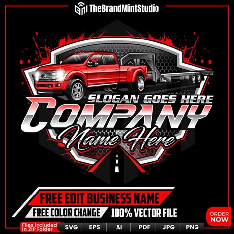 Hot Shot Trailer Logo Etsy