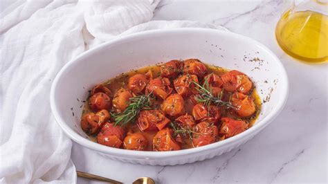 Tomates Cherry Asados En El Microondas En Minutos