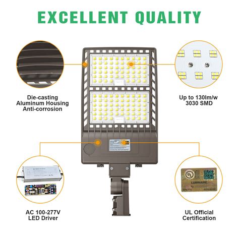 Led Parking Lot Light Module Street Pole Fixture Shoebox Area Light