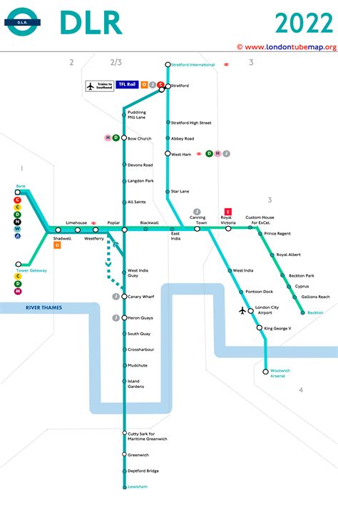 Dlr Route Map